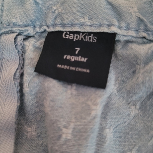 Gap Kids Skirt Size 7 Regular Blue Denim Like - Picture 7 of 7